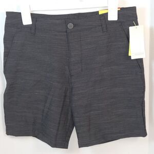 All In Motion Black Gray Golf Shorts 7 Inch Inseam Men's Size 30 New